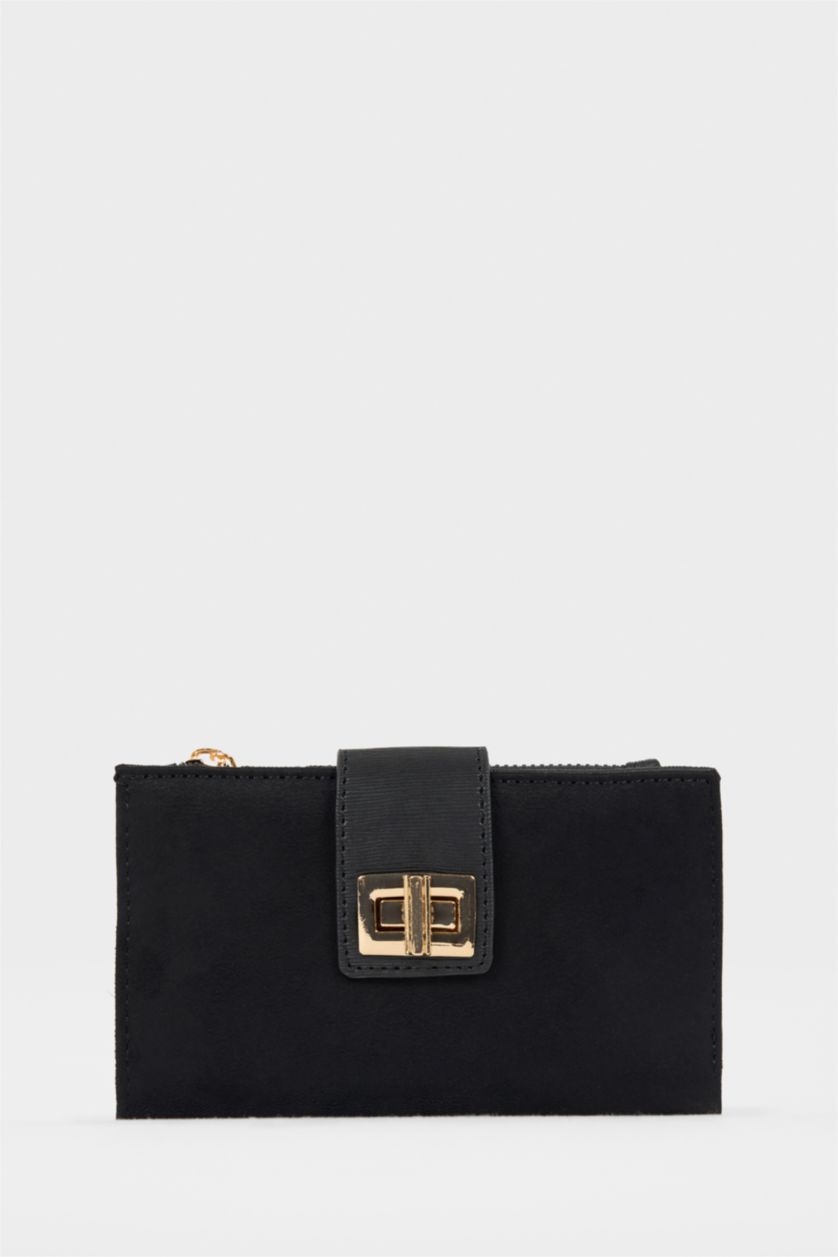 Kadın Siyah Kadın Suni Deri Cüzdan