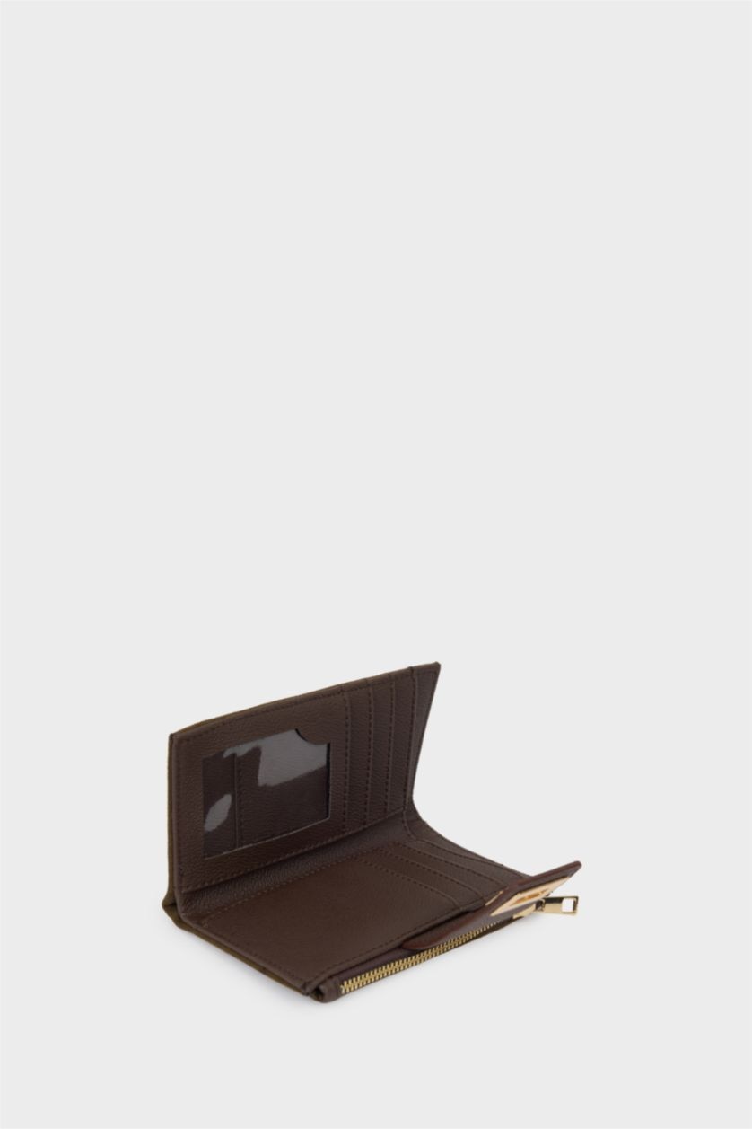 Kadın Haki Kadın Suni Deri Cüzdan