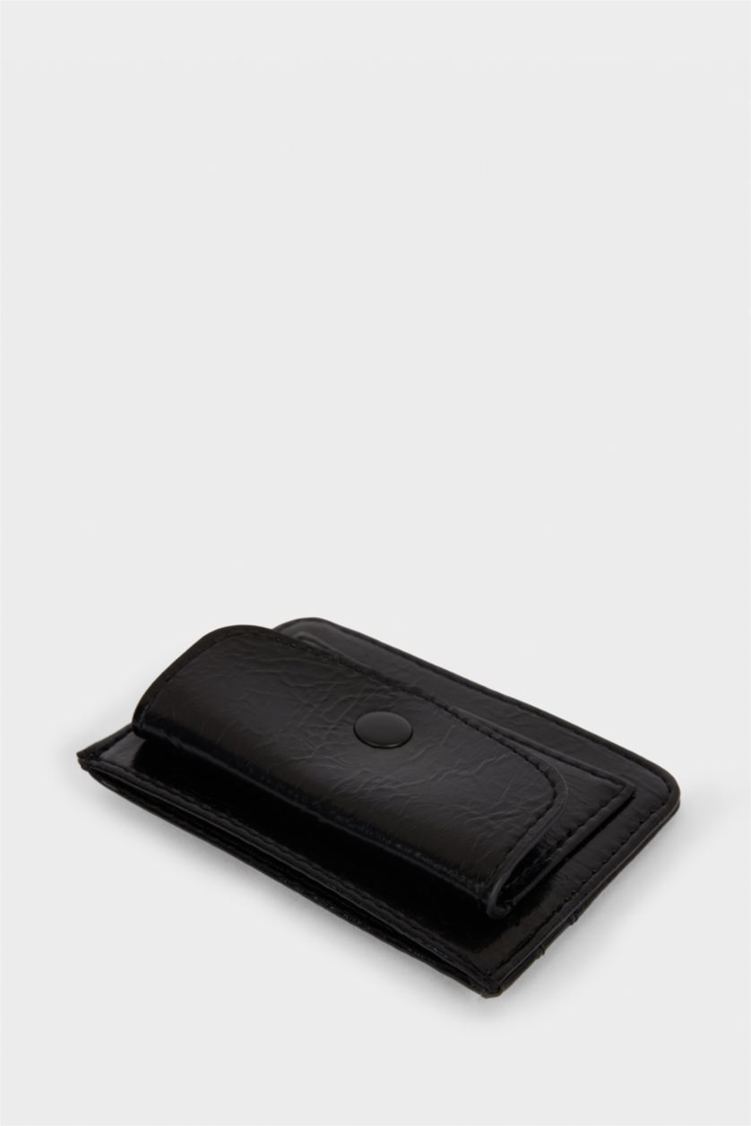 Kadın Siyah Kadın Suni Deri Kartlık