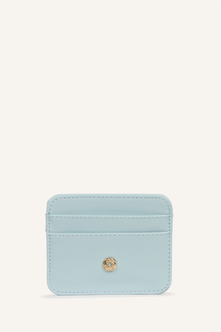 Kadın Mavi Kadın Suni Deri Kartlık