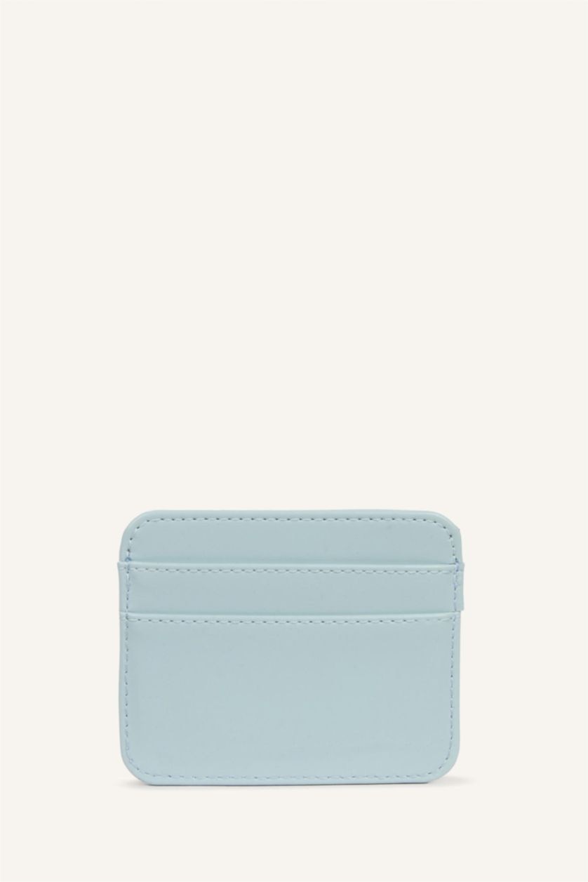 Women Blue Woman Business Card Wallet