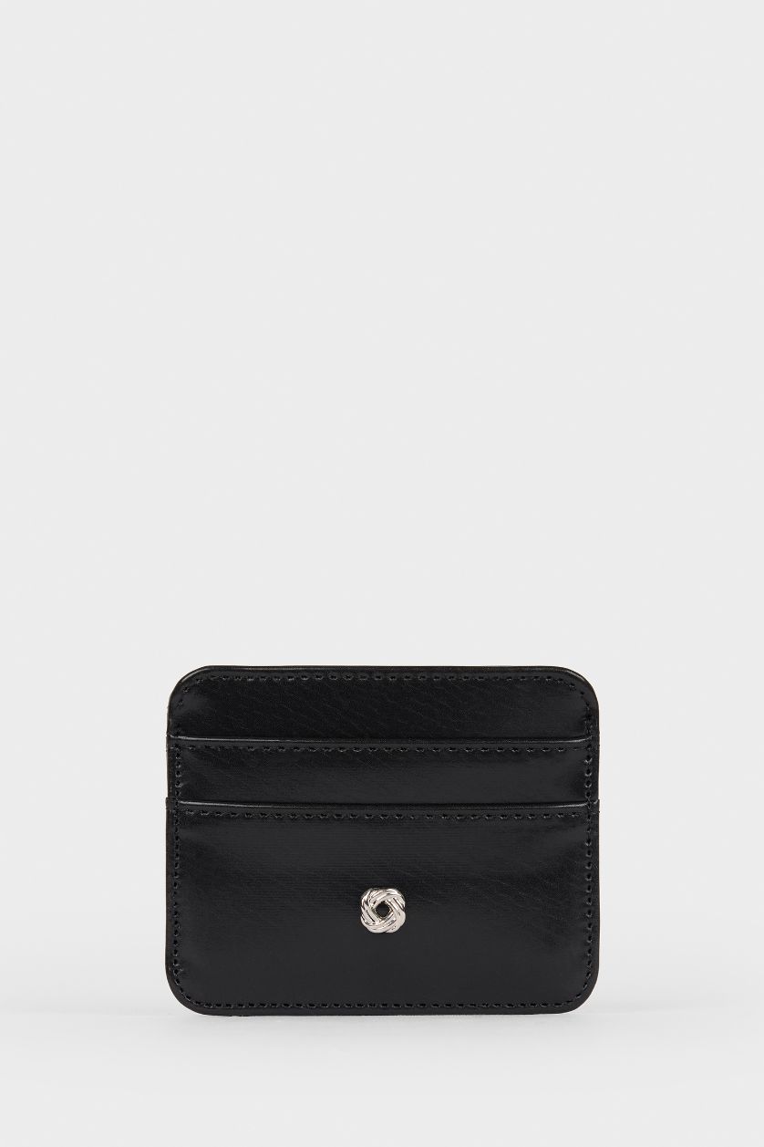 Kadın Siyah Kadın Suni Deri Kartlık