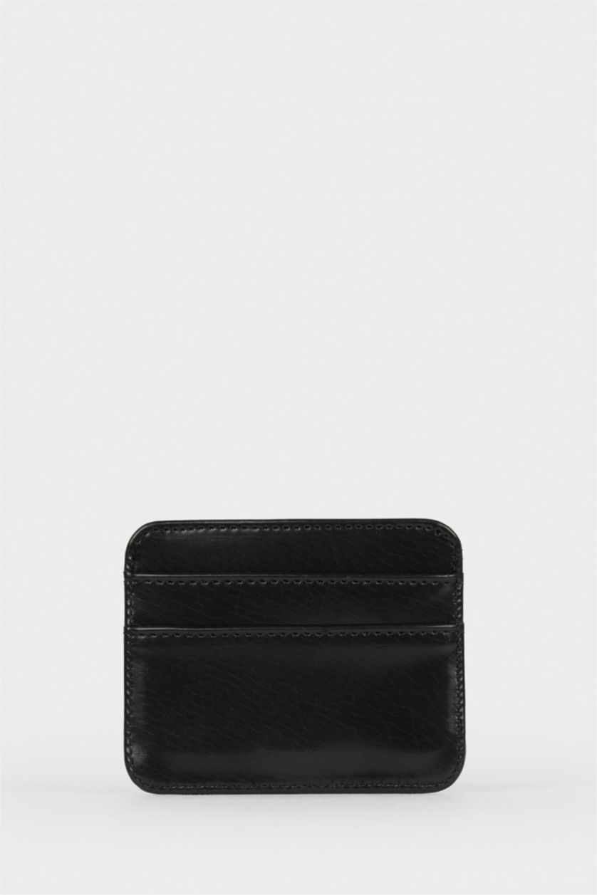 Kadın Siyah Kadın Suni Deri Kartlık