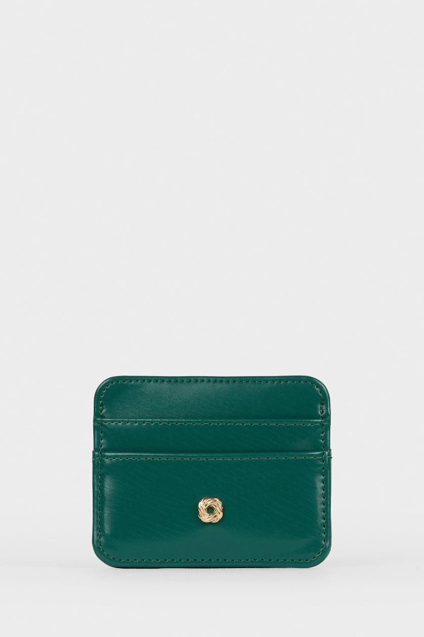 Kadın Yeşil Kadın Suni Deri Kartlık