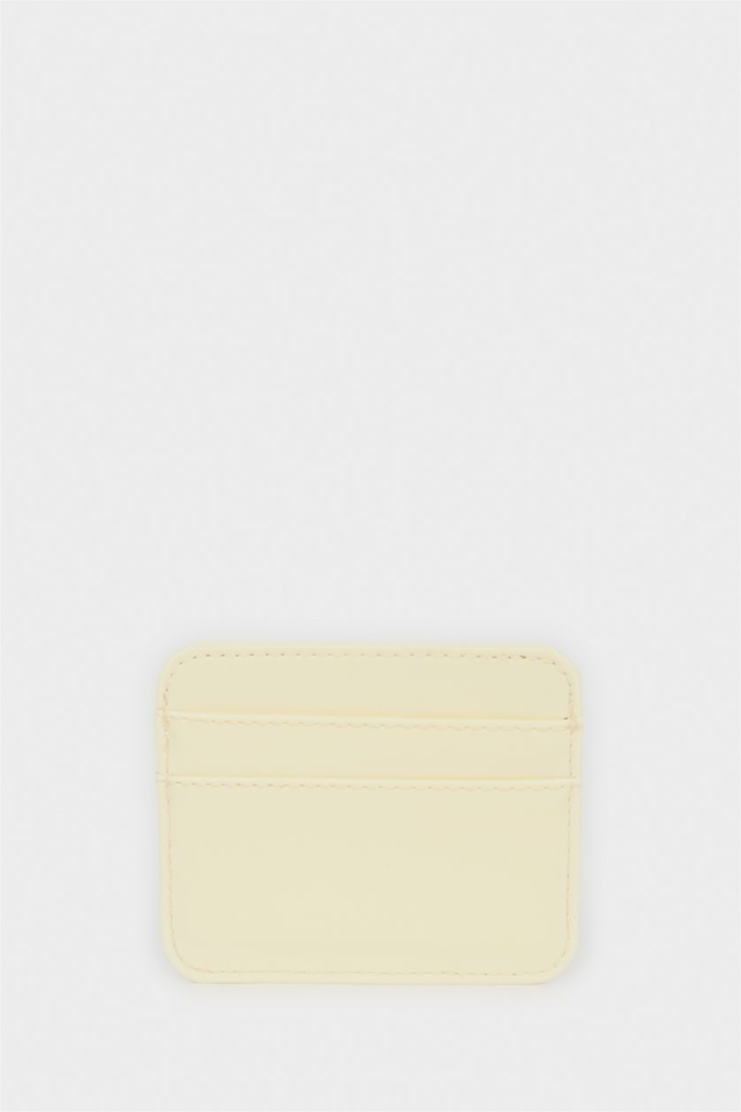 Kadın Sarı Kadın Suni Deri Kartlık