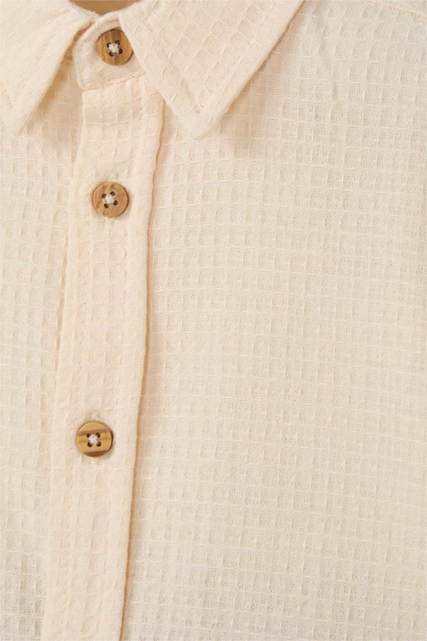 Erkek Bebek Taş Waffle 2'li Takım Erkek Bebek