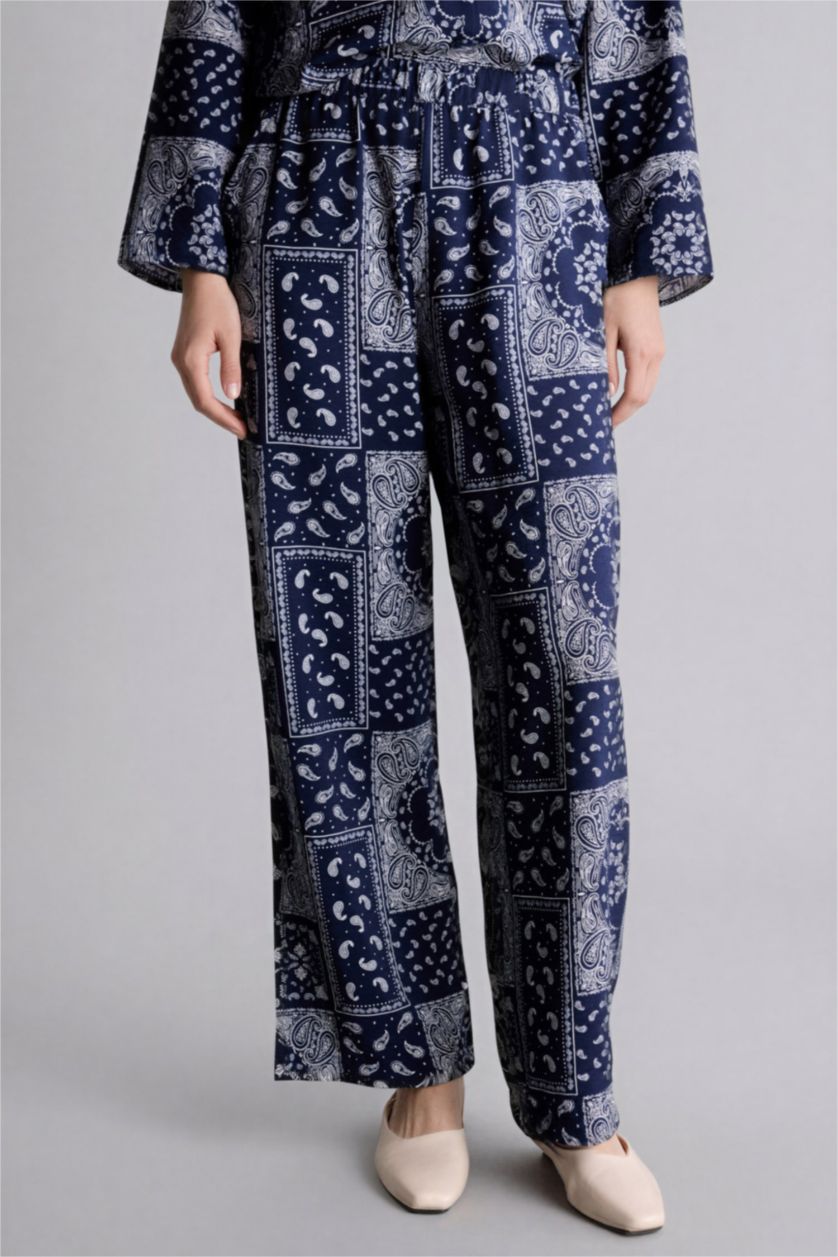 Женщины Синий Trousers