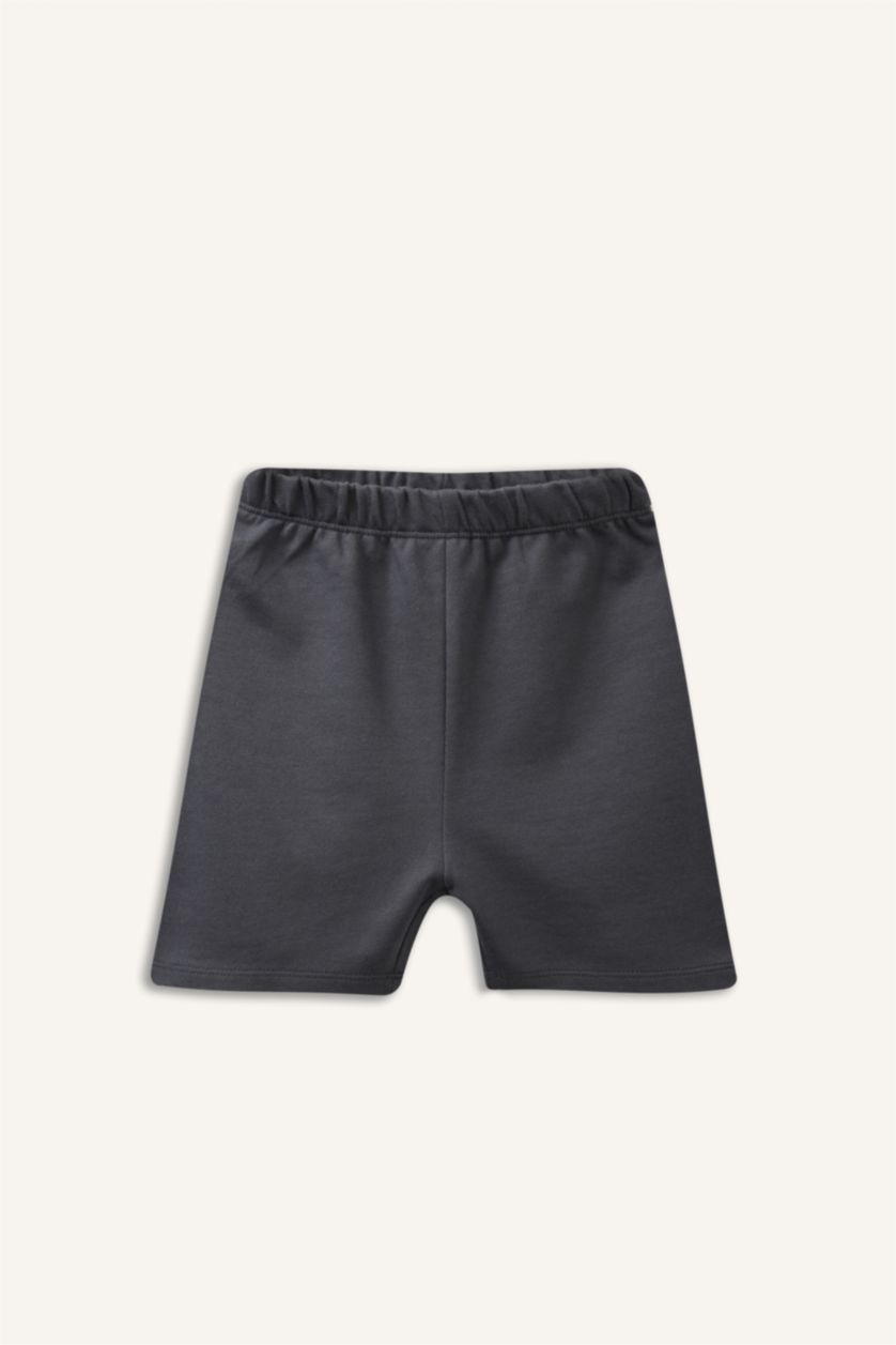 Erkek Bebek Antrasit Dinozor Baskılı 2'li Takım Erkek Bebek