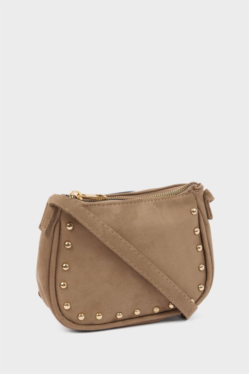 Kız Çocuk - Genç Kız Vizon Süet El Çantası Kız Çocuk