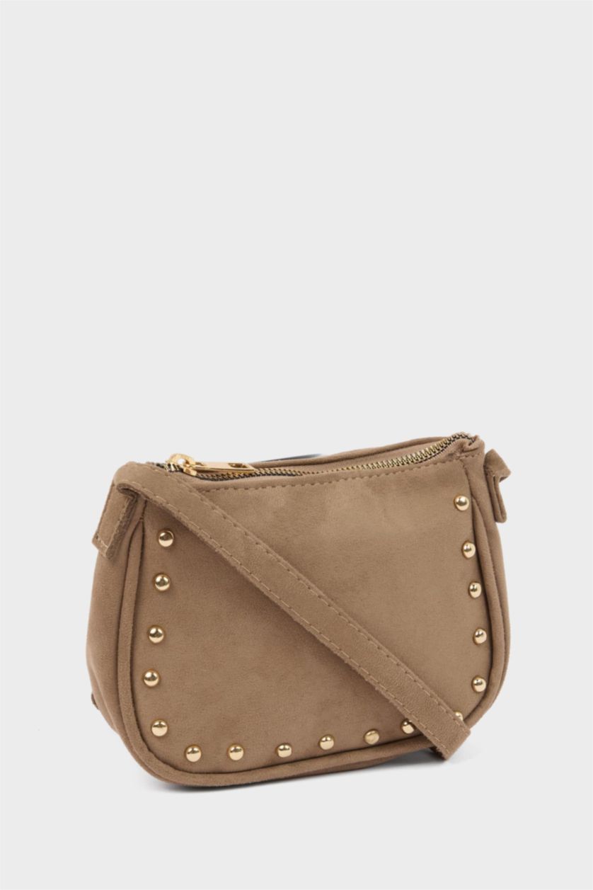 Kız Çocuk - Genç Kız Vizon Süet El Çantası Kız Çocuk