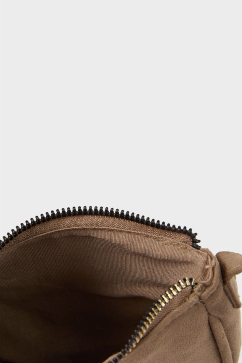 Kız Çocuk - Genç Kız Vizon Süet El Çantası Kız Çocuk