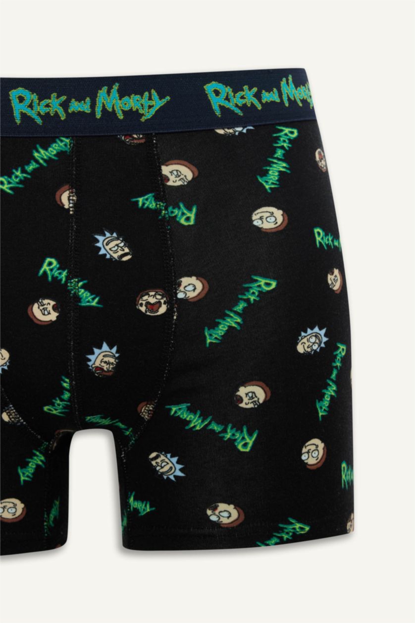 Man NAVY بوكسر قصة عادية من ريك ومورتي - 3 قطع