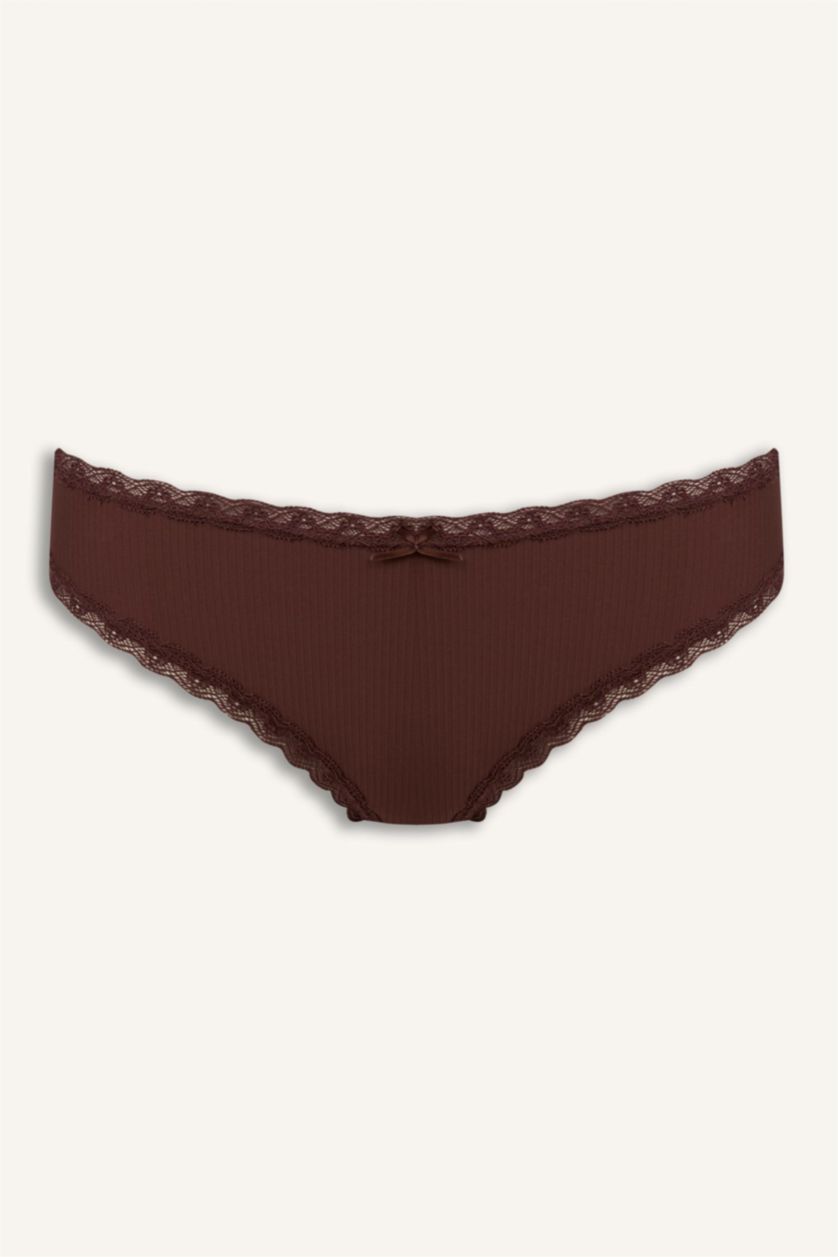 نساء بني Micro 3 Piece Slip Panties
