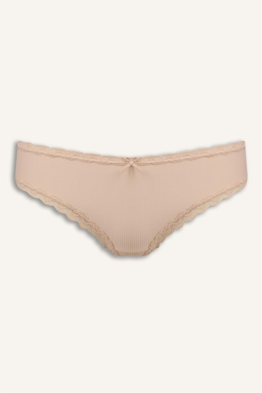 نساء بني Micro 3 Piece Slip Panties