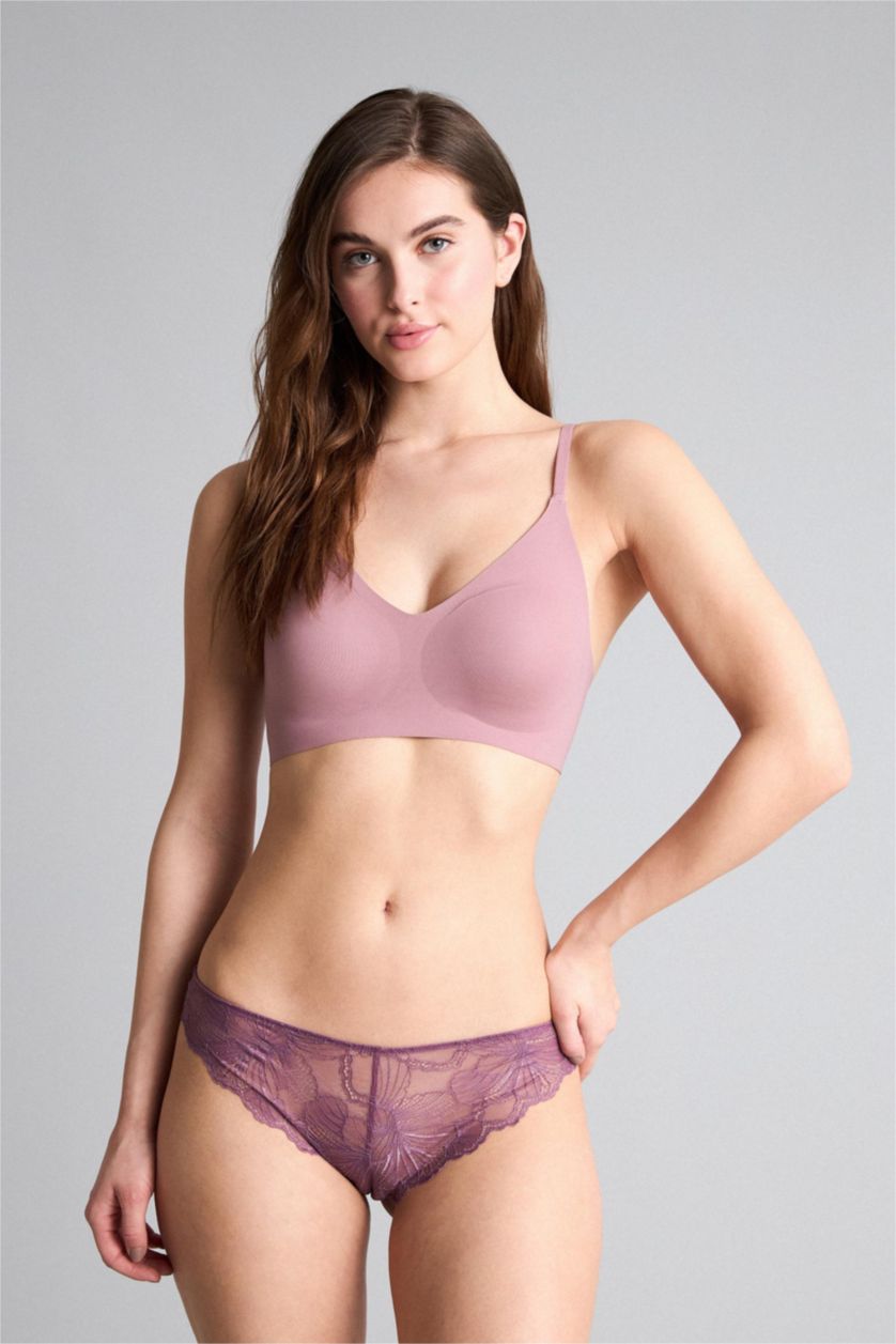 WOMAN Black Lace 3 Piece Panties Set