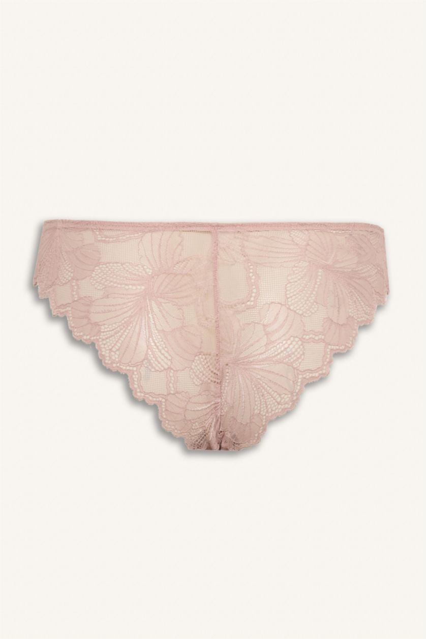 WOMAN Black Lace 3 Piece Panties Set