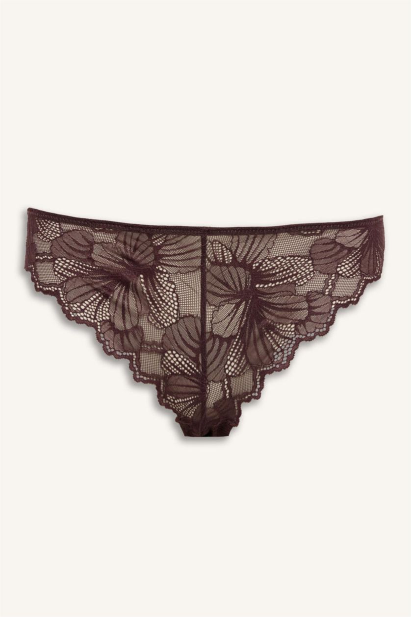 Женщины Коричневый Упаковка трусов с кружевом для женщин 3 шт. Fall in Love