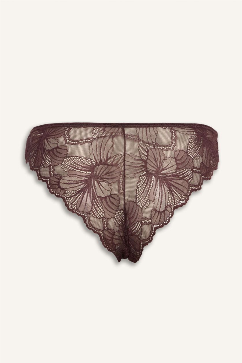 Женщины Коричневый Упаковка трусов с кружевом для женщин 3 шт. Fall in Love