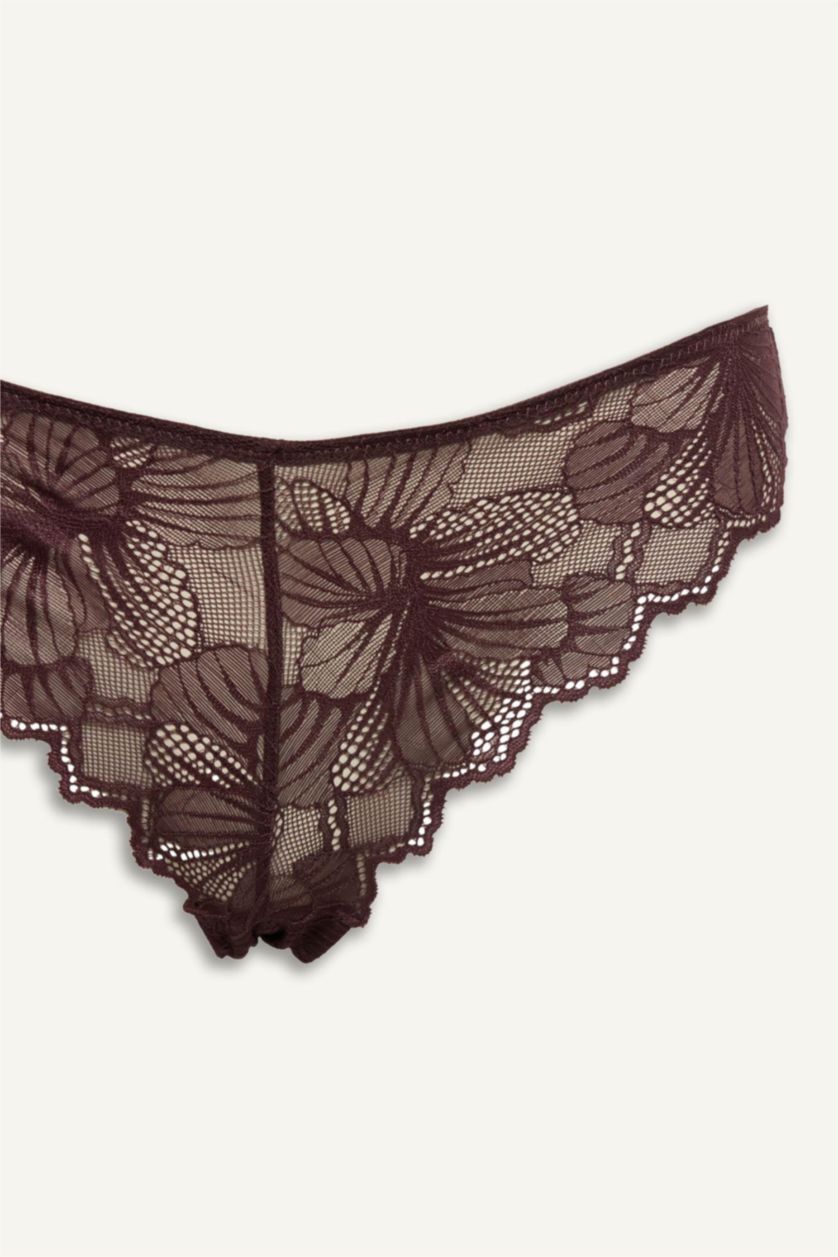 Женщины Коричневый Упаковка трусов с кружевом для женщин 3 шт. Fall in Love