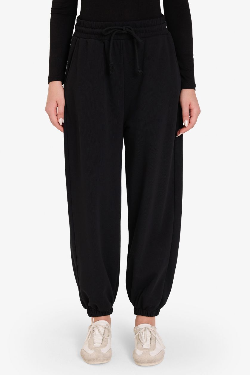 نساء أسود بنطرون باريل فيت