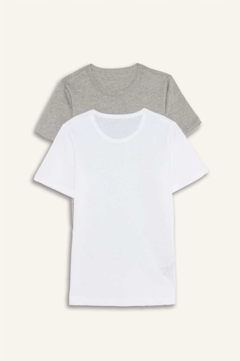 Young Boys - Teen Boys Grey Melange Boy 2 piece Regular Fit Tank Top