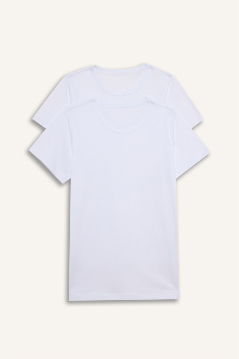 Erkek Çocuk - Genç Erkek Violet Beyaz 2'li Atlet Erkek Çocuk