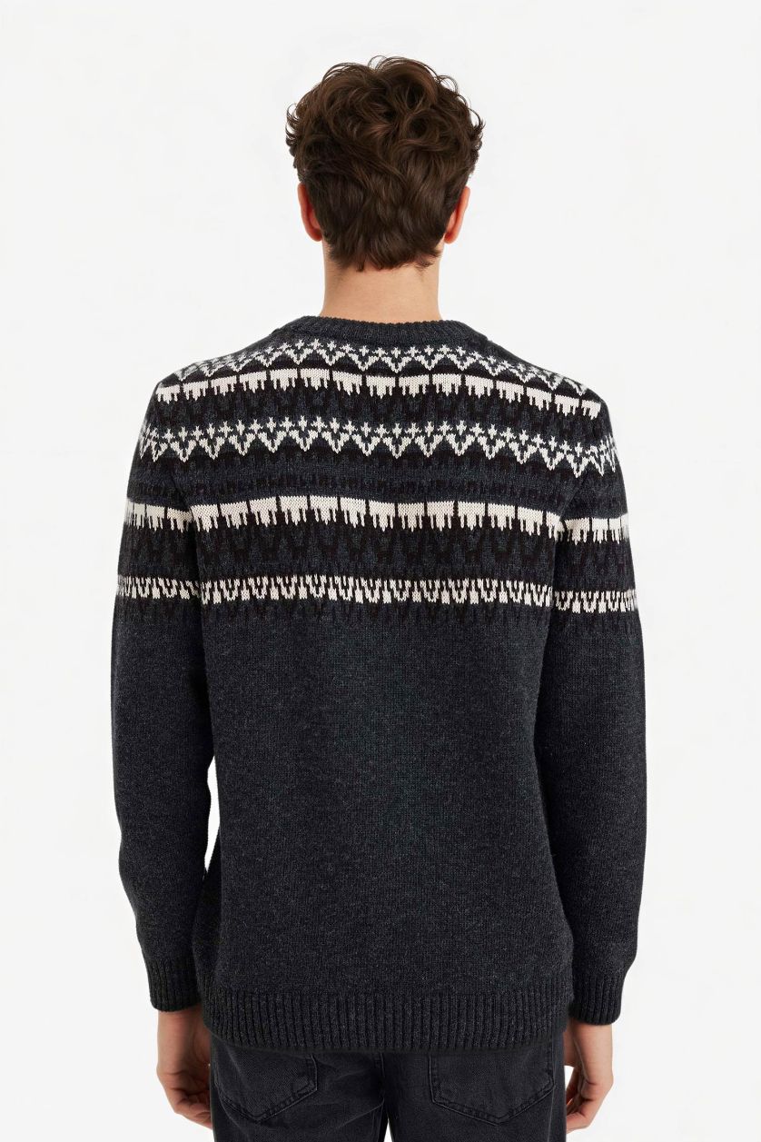 MAN Anthracite Standard Fit Knitwear Pullover