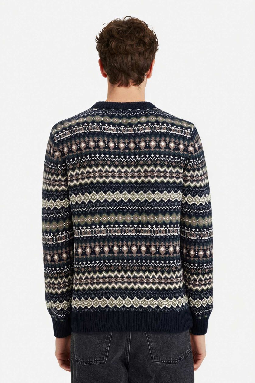 MAN NAVY Standard Fit Knitwear Pullover