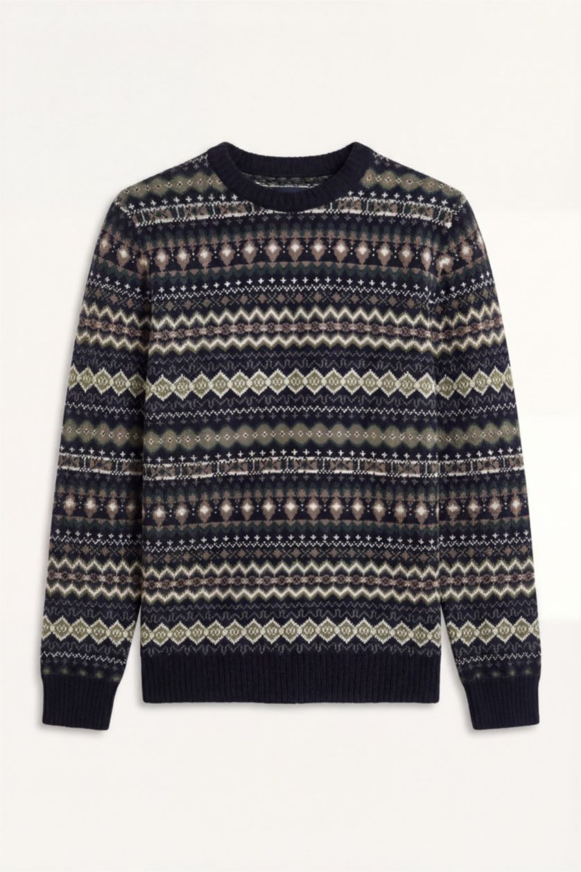 Man NAVY Standard Fit Knitwear Pullover