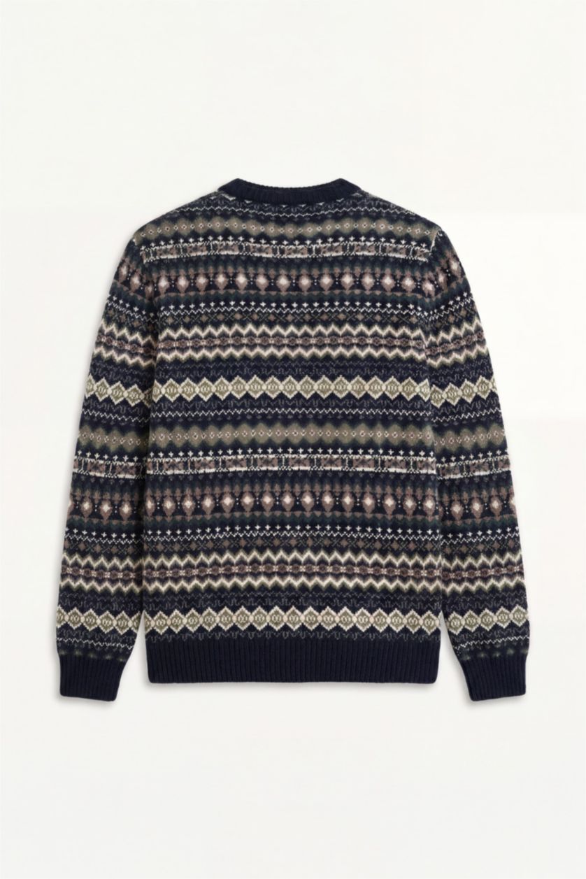 Man NAVY Standard Fit Knitwear Pullover