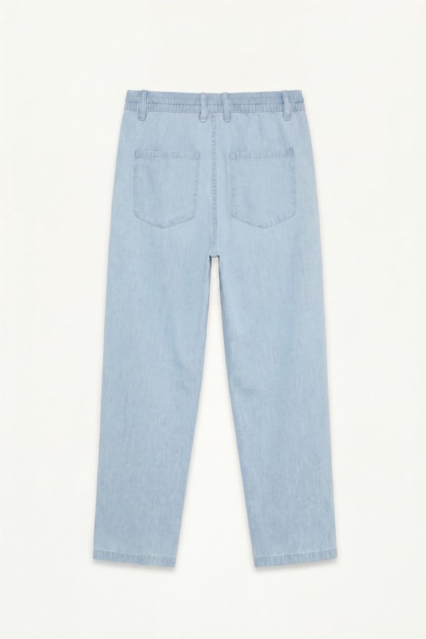 HOMME BLEU Clair Jean à jambes larges