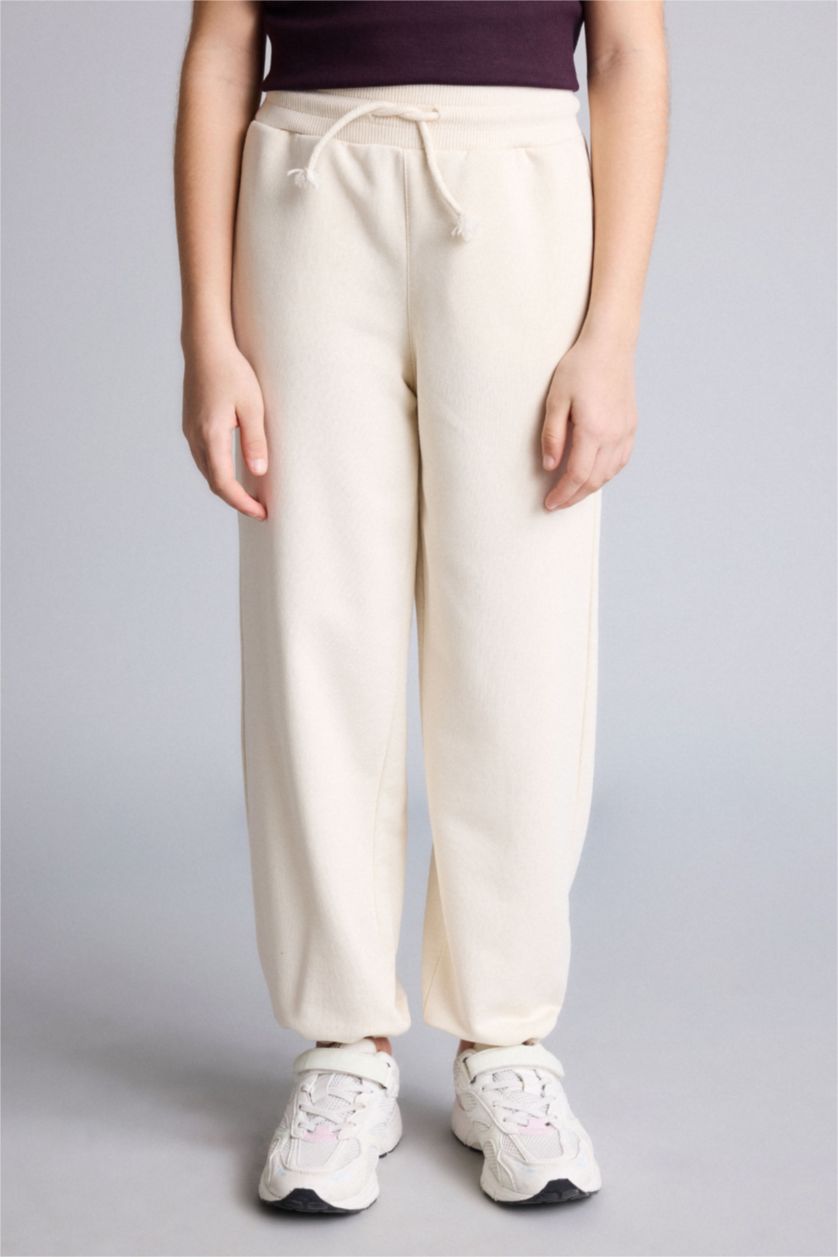 Kız Çocuk - Genç Kız Ekru Pantolon Kız Çocuk