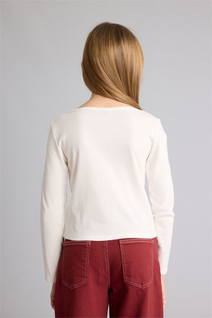 Girls & Teens Ecru Slogan Short Sleeve T-Shirt