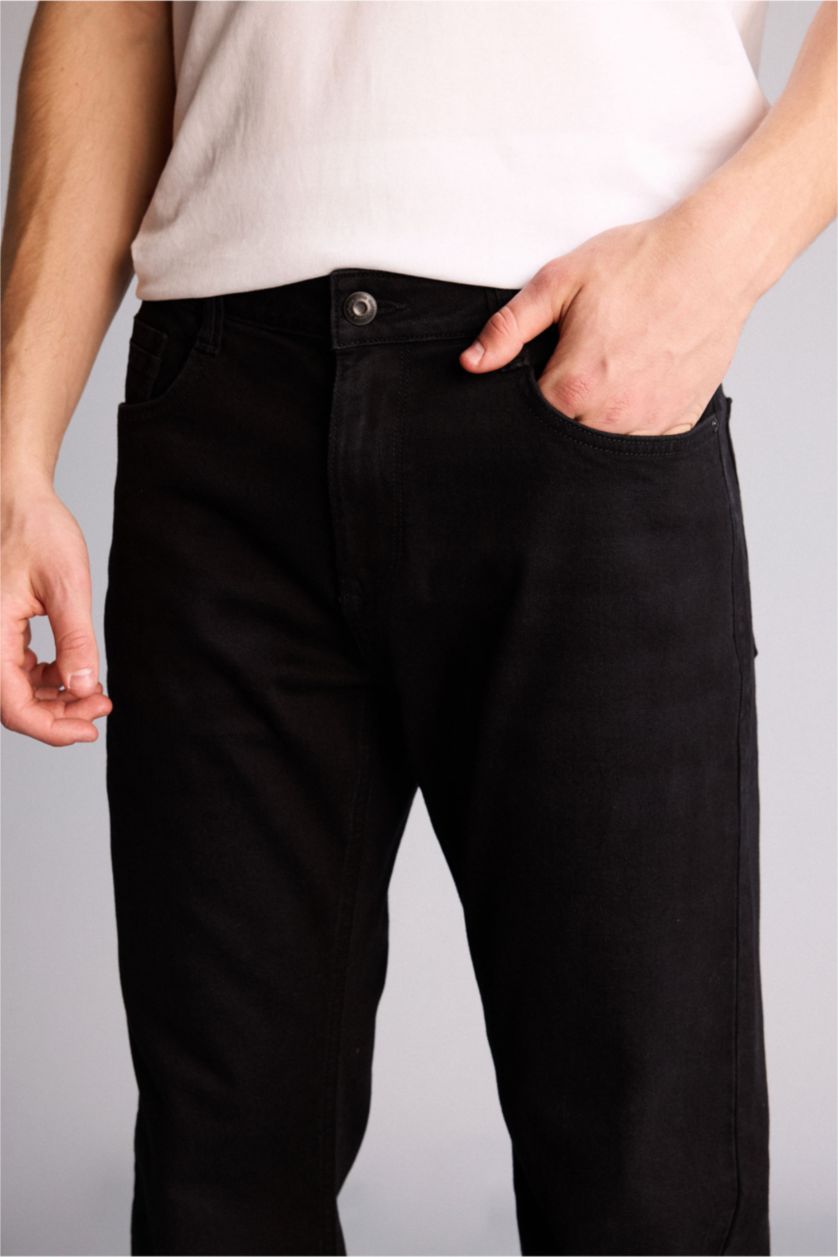 MAN Black Sergio Regular Fit Trousers