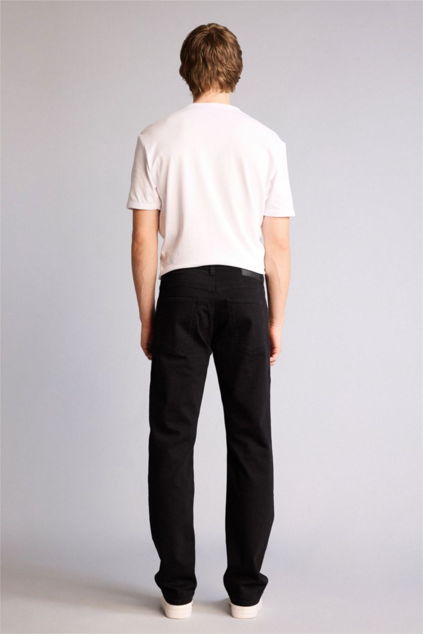 MAN Black Sergio Regular Fit Trousers