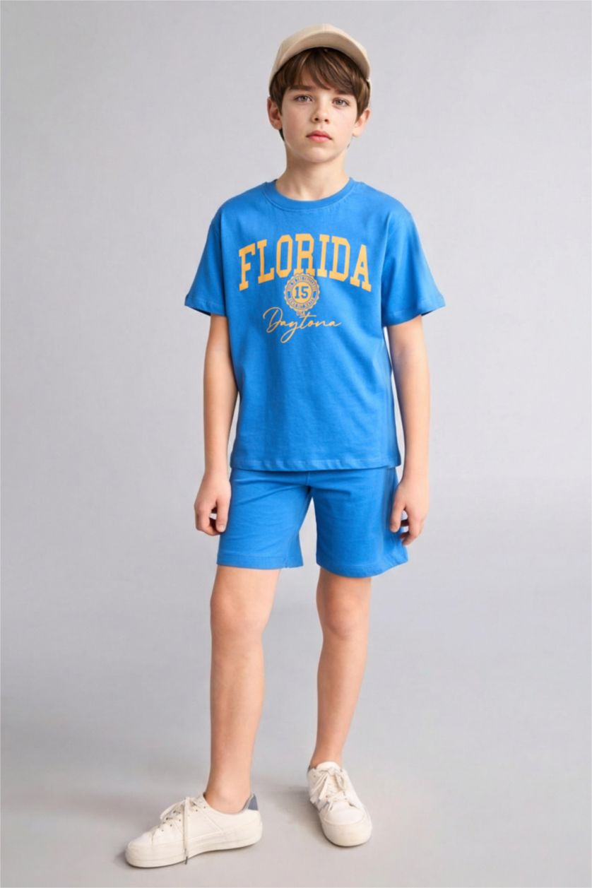 Boys & Teens Blue 2 piece Regular Fit Set