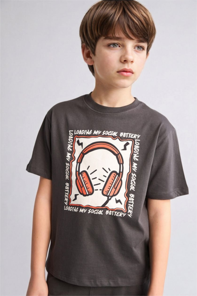 Erkek Çocuk - Genç Erkek Antrasit 2'Li Takım Erkek Çocuk