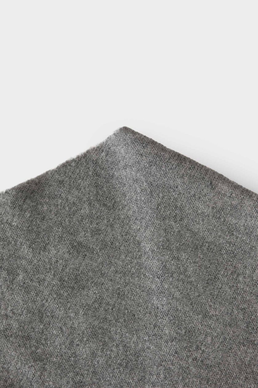 Kadın Gri Kadın Triko Atkı