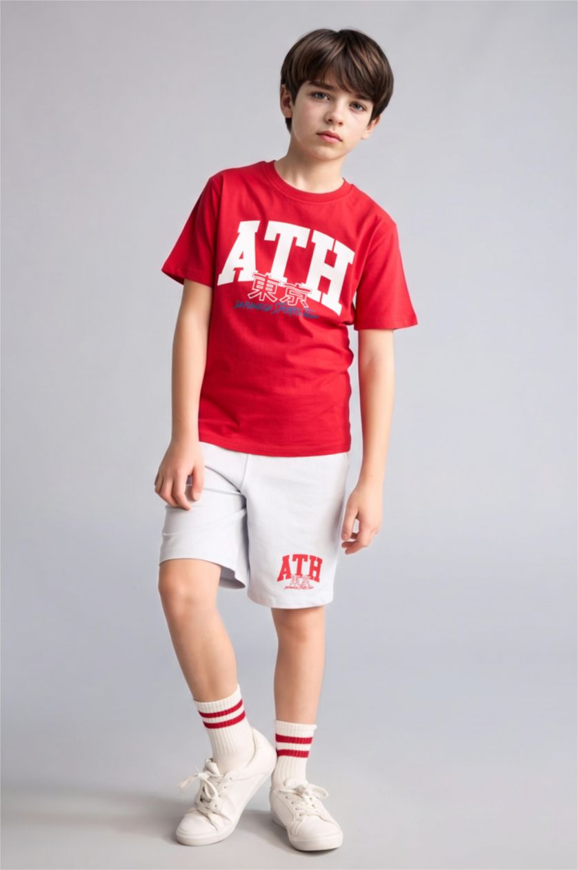 Erkek Çocuk - Genç Erkek Kırmızı 2'Li Takım Erkek Çocuk