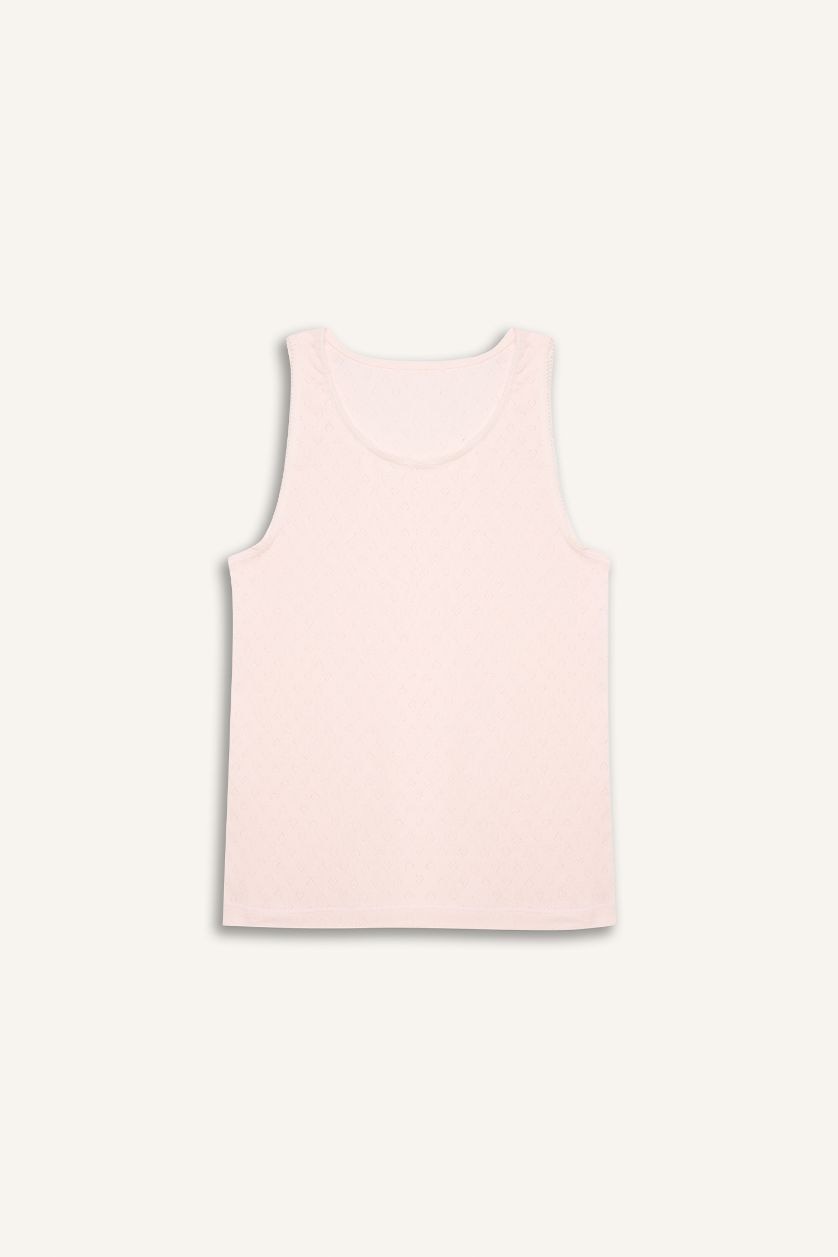 Kız Çocuk - Genç Kız Açık Pembe 2'li Atlet Kız Çocuk