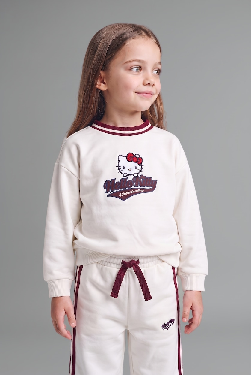 Baby Girl Ecru Baby Girl Hello Kitty 2 Piece Set