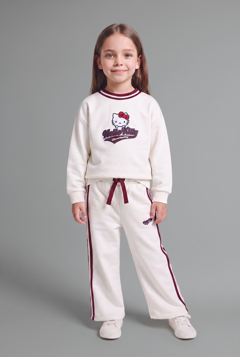 Baby Girl Ecru Baby Girl Hello Kitty 2 Piece Set