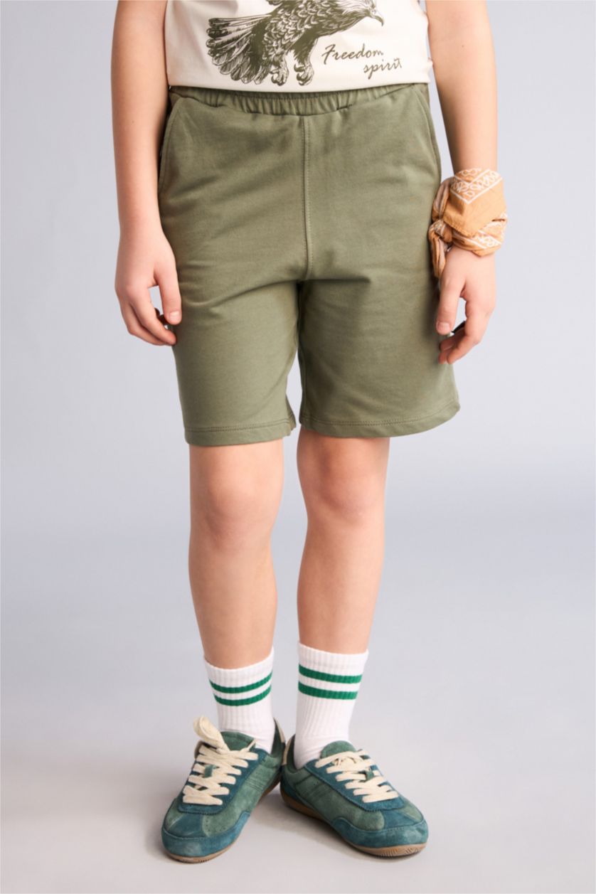 Boys & Teens Ecru 2 piece Regular Fit Set