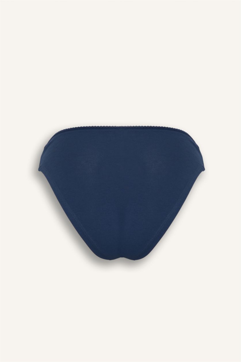 Kadın İndigo Dantel Detaylı 3'lü