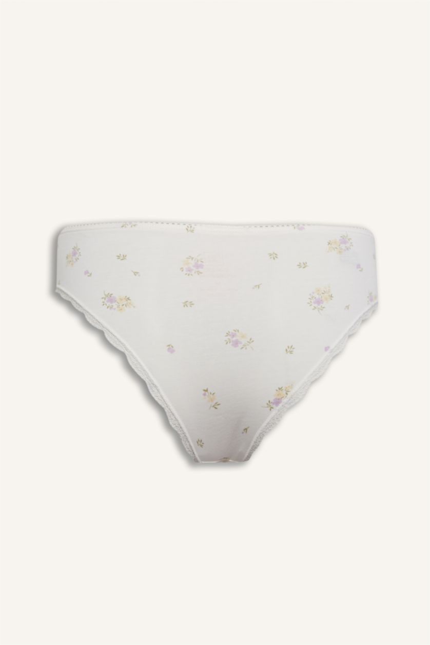 Kadın Ekru 3'lü Slip Külot