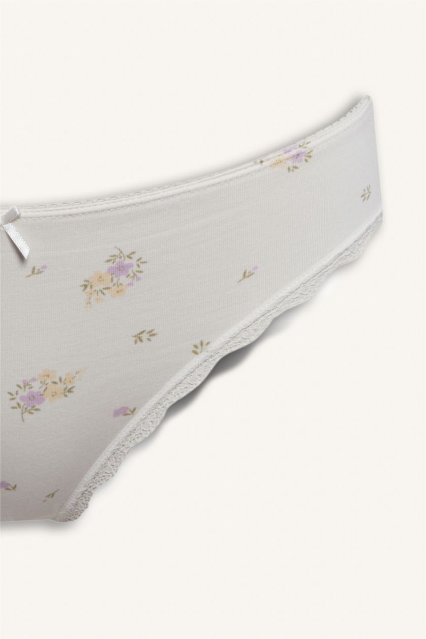 Kadın Ekru 3'lü Slip Külot