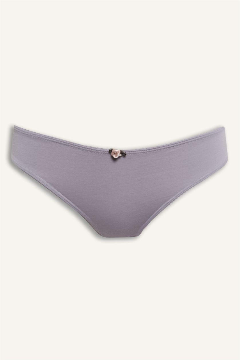 Kadın Ekru 3'lü Slip Külot