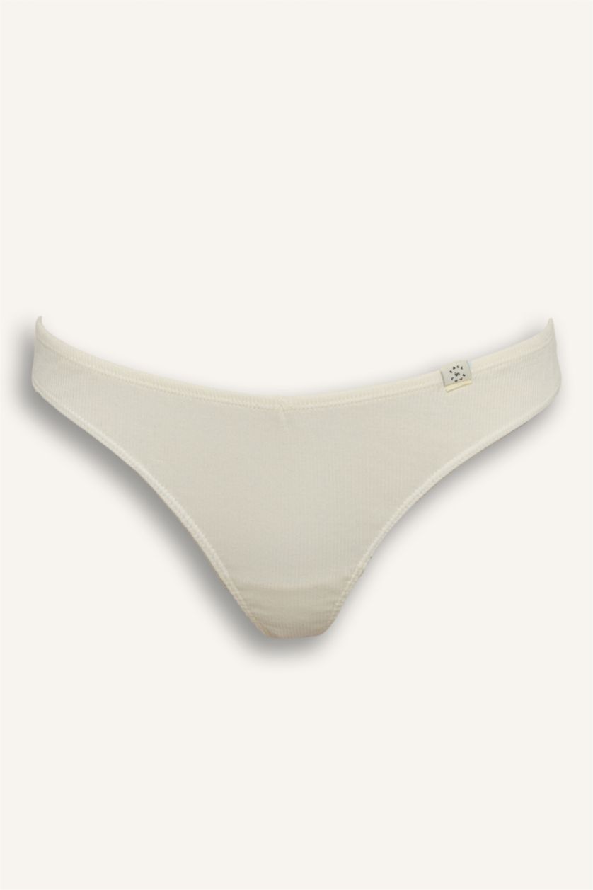 Kadın Gri Melanj Ribana 3'lü Külot