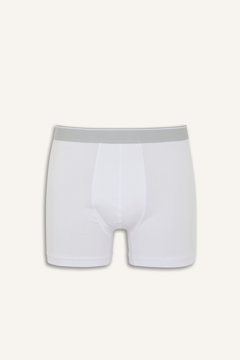 Erkek Beyaz Regular Fıt 3'lü Boxer