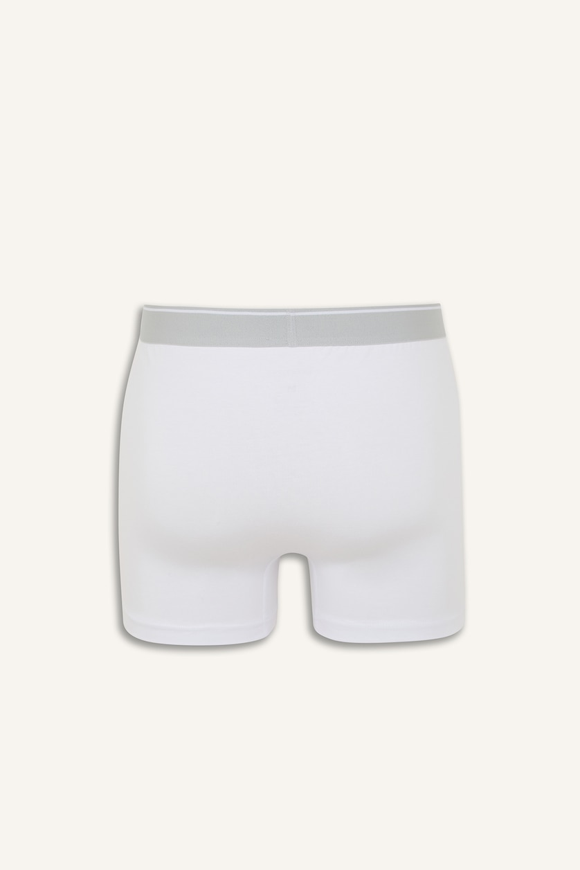 Erkek Beyaz Regular Fıt 3'lü Boxer
